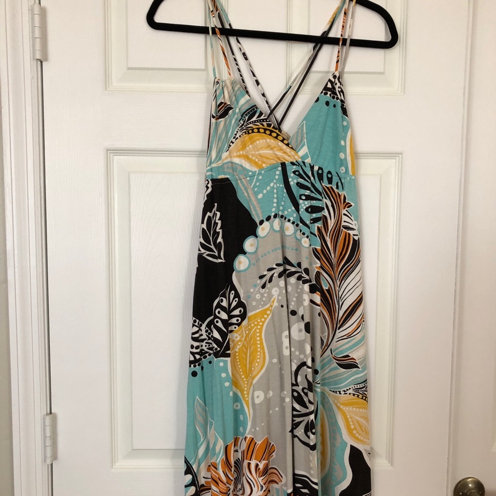 Printed Strappy Summer Dress